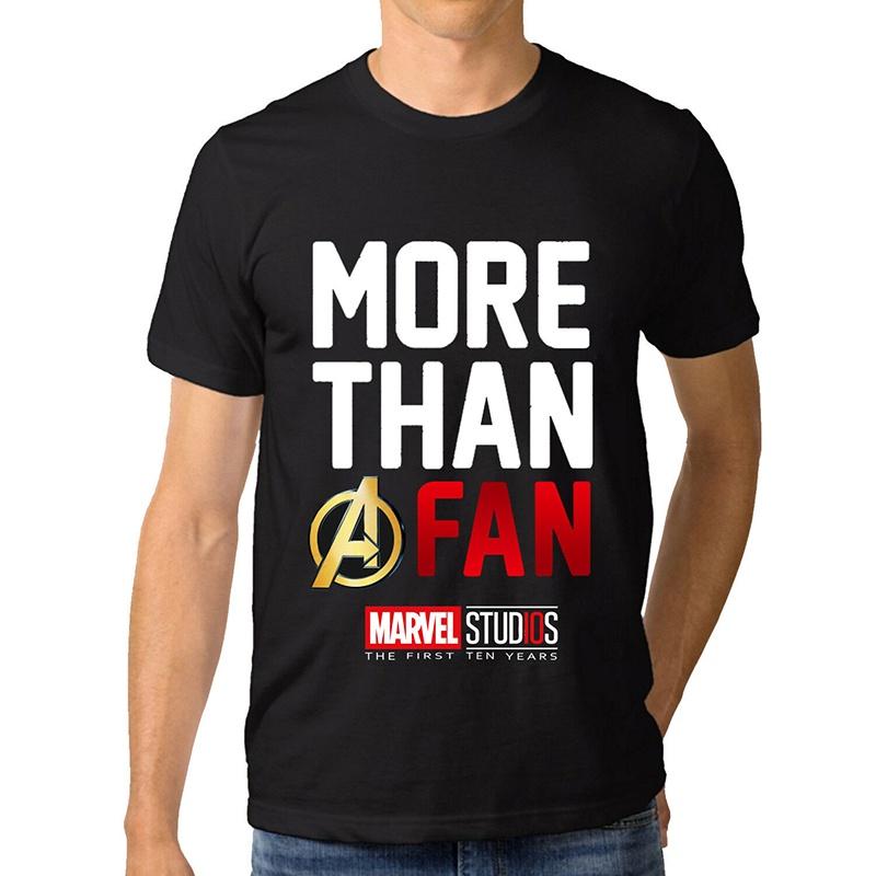 Marvel Studios More Than A Fan 10th Anniversary Avengers T-shirt With Premium Quality