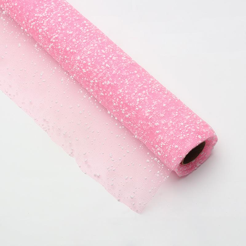 Schneeflocken Garn Wickel Netzpapier Blumenstrauß Verpackung Hochzeit Geburtstagsparty Dekoration Floristenbedarf Geschenkverpackungsmaterialien