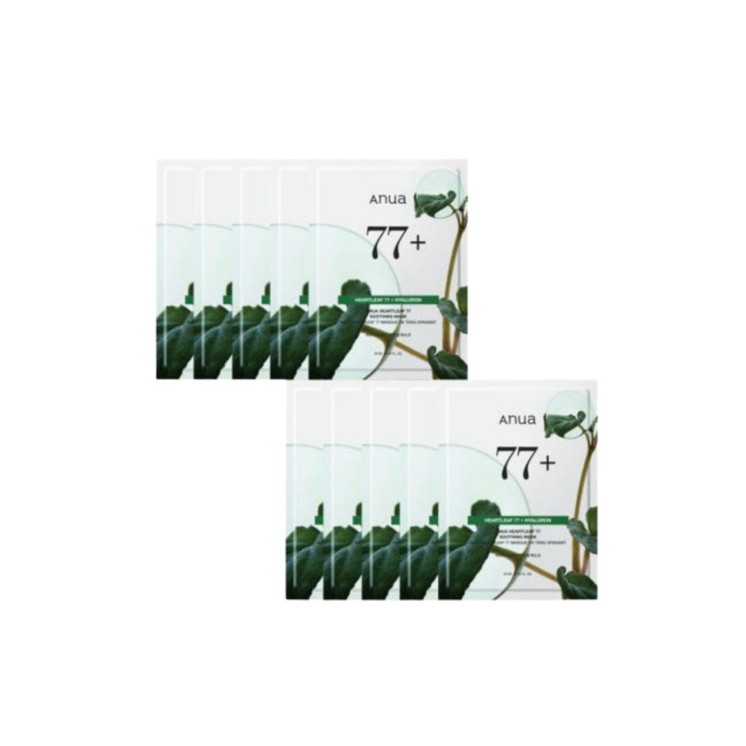 

Anua Успокаивающая маска для лица с экстрактом хауттюйнии 77%, 10 шт.