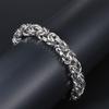 Punk Hip Hop Stainless Steel Braided Bracelet Men Women Fashion Personality Biker Chain Bracelet Jewelry Gift Wholesale