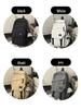 Unisex Korean Style Nylon Backpack: Large Capacity, Lightweight, Ideal for Students & Laptop Use