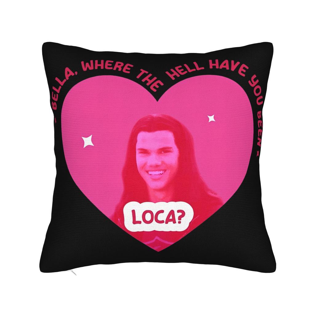 Funny Edward Cullen Jacob Twilight Pillow Cover Comfy Cushion Cover Morden Pillow Case For Living Room Sofa