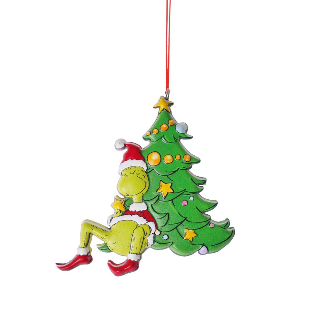 Green Enchanting Monster Christmas Decor Vibrant Acrylic Hanging Ornament For Auto