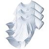 Duerfusa Innerwear Men Cooling Touch Quick-Dry 3-Piece Set Summer Short Sleeve V-Neck Refreshing DRY Antibacterial Odor-Resistant Stretch Underwear