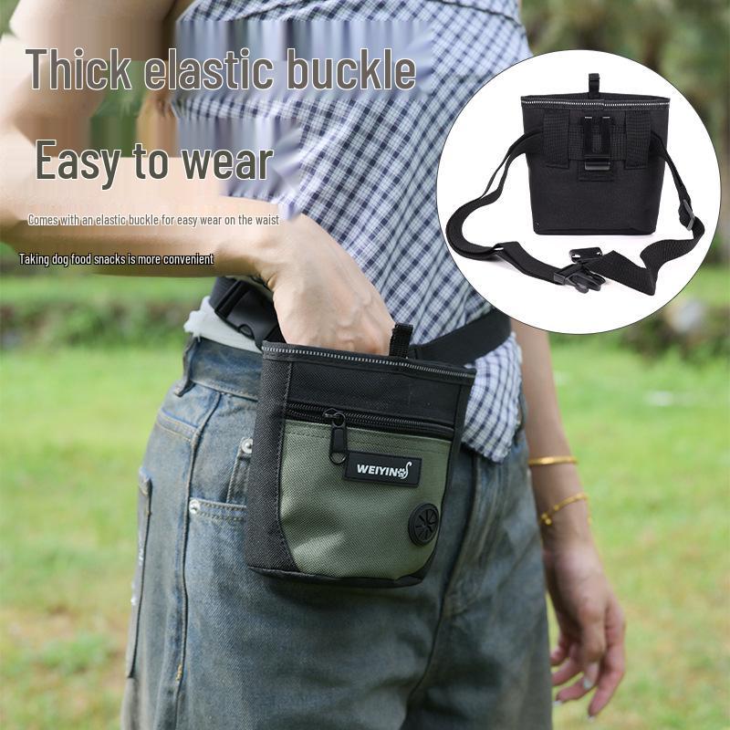 Pet Training Waist Bag - Multifunctional Dog Walking & Feeding Snack Bag