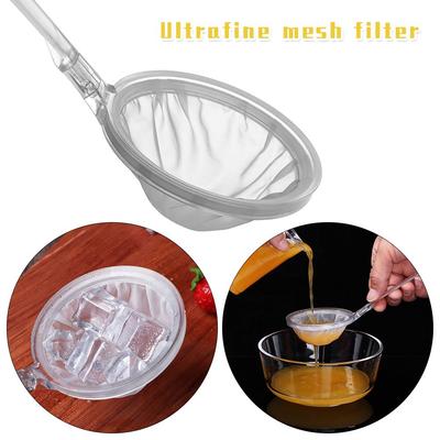 Nylon Mesh Filter Spoon Mesh Kitchen Ultra-fine Mesh Strainer Kitchen Suitable For Soy Milk Coffee Milk Yogurt Kitchen Tools