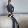 Michael Jackson Rat Doll With Wire Frame Poseable Abstract Fan Support Plush Toy Cosplay Party Prop Stage Performance Accessory