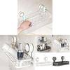 KX4B Portable Suction Cup Shelf For Bathroom Storage Easy Install On Smooth Surfaces