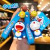 Genuine Doraemon Keychain Cartoon Figurine Toy Small Ornament Cute Creative Doraemon Small Gift Y2k Fashion Toys Anime Cartoon