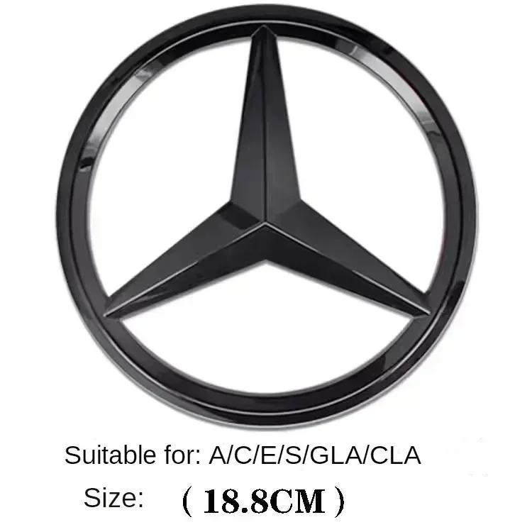 

Hot 2025 For AMG W124 2025 GLC GLK Hot Hot For AMG Car For Mercedes benz AMG 1Pcs Car Front Grille Badge Decal Cover Emblem for