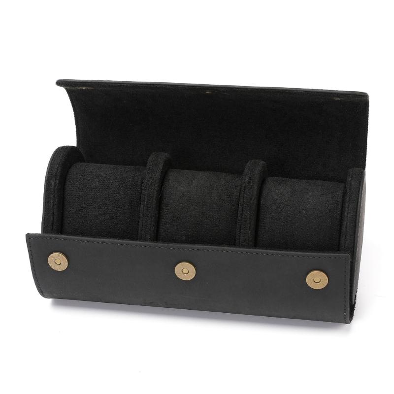 Watch Box Men Women Multifunctional 1/2/3 Grids Cowhide- Storage and Packaging Wrist Watch Boxes High Quality Gift Box