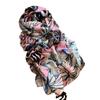 Spring and summer new fashion printed scarf travel sunscreen silk scarf high sense versatile light luxury women's scarf