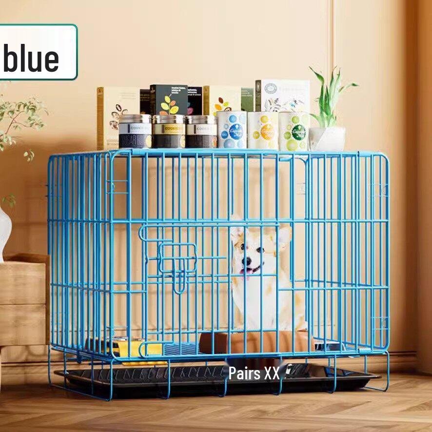 Indoor Pet Cage with Toilet for Small Dogs and Cats