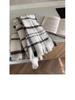 Milky Beige Plaid Thickened Scarf: Korean Style for Winter 2025