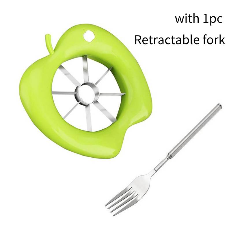 Assist Apple Slicer Cutter Multi-purpose Pear Fruit Divider Comfort 430 Stainless Steel Handle Apple Peeler For Kitchen Gadget