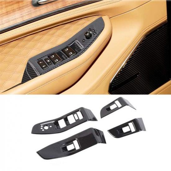 

Carbon Fiber Window Lift Switch Panel Cover Trim for Jeep Grand Cherokee +