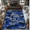 Tappeto in Velluto di Cristallo con Stampa Calcio Everton, Comodo Assorbente d'Acqua Antiscivolo Tappeto per Pavimenti Interni