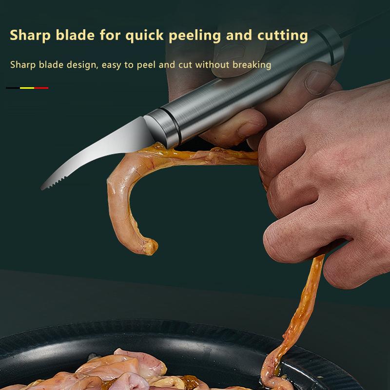 Multifunctional Shrimp Deveiner Tool Stainless Steel Shrimp Peeler Devener and Cleaner Kitchen Gadget