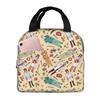 Doctors Nursing Nurse Insulated Lunch Bags Women Nurse Print Food Case Cooler Warm Bento Box for Kids Cute Lunch Box for School