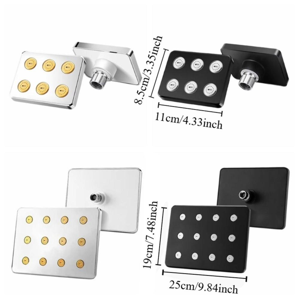 Small Waist Design Rain Shower Head 4inch/10inch Size Universal Shower Head  Bathtub Faucet