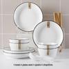 Set di Piatti in Ceramica Stile Nordico