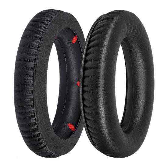 1 pár kryt sluchátek Prodyšný Dobrá izolace hluku Ultra měkká umělá kůže Náhlavní souprava Náhrada za HyperX Cloud Revolver S