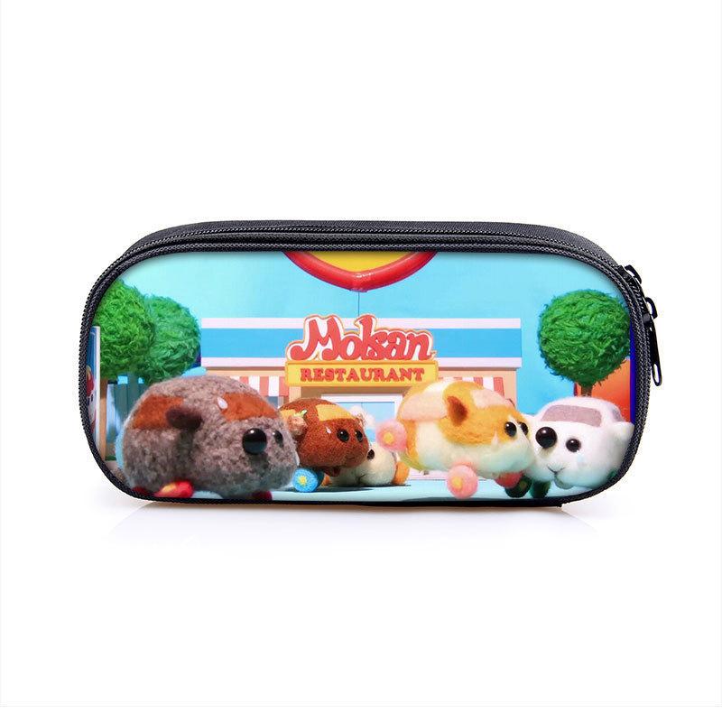 Pui Pui Kids Pencil Case With Nylon Material For School And Travel