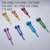 Colorful Tuning Forks Full Set Healing Medical  Therapy Tuning Fork Meditative Yoga Relax Musical Percussion Instruments