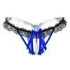 Lady Pierced Sexy Panties Temptation Lace Translucent T Underwear