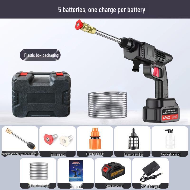 Pistol de apă electric fără fir de înaltă presiune pentru spălarea mașinii