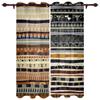 Ethnic Tribal Geometric Pattern Window Curtain For Living Room Bedroom Luxury Home Kitchen Decor Items Curtains