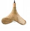 Boho Bamboo Ceiling Hanging Lamp E27 Braided Natural