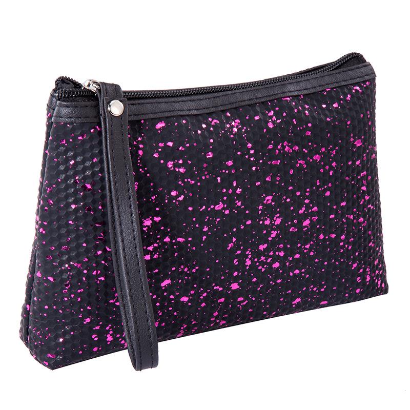 Borsa da Trucco in PU di Grande Capacità: Pochette Multifunzione da Donna per Viaggi Portatili