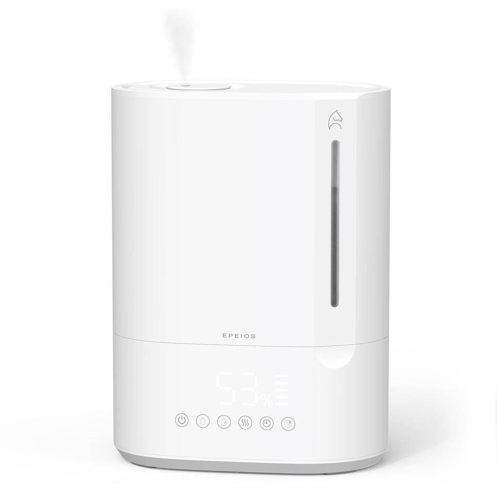 Epeios 6L Large Capacity High Humidification 60 Hours of Quiet Optimal Humidity Automatic Smart Humidity Energy Easy Top Easy Perfect for Living