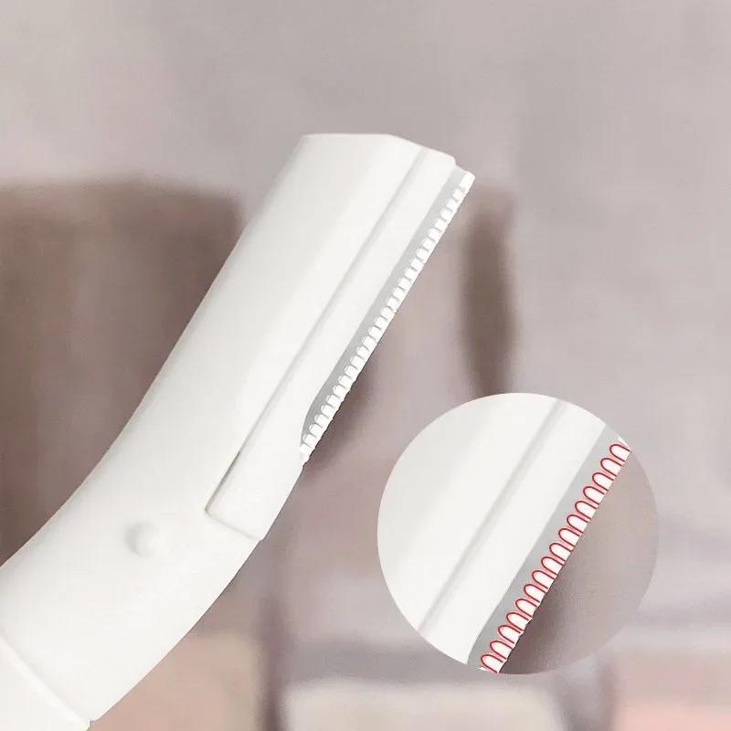 Karsyngirl 2/3 Pièces Tondeuse à sourcils pour femmes Épilateur facial pour femmes Retireur de poils de sourcils Rasoir à sourcils en acier inoxydable Outils de beauté
