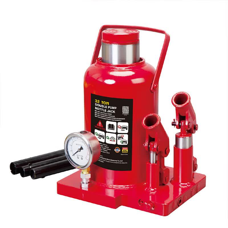 Heavy-Duty Vertical Hydraulic Bottle Jack 32 Ton