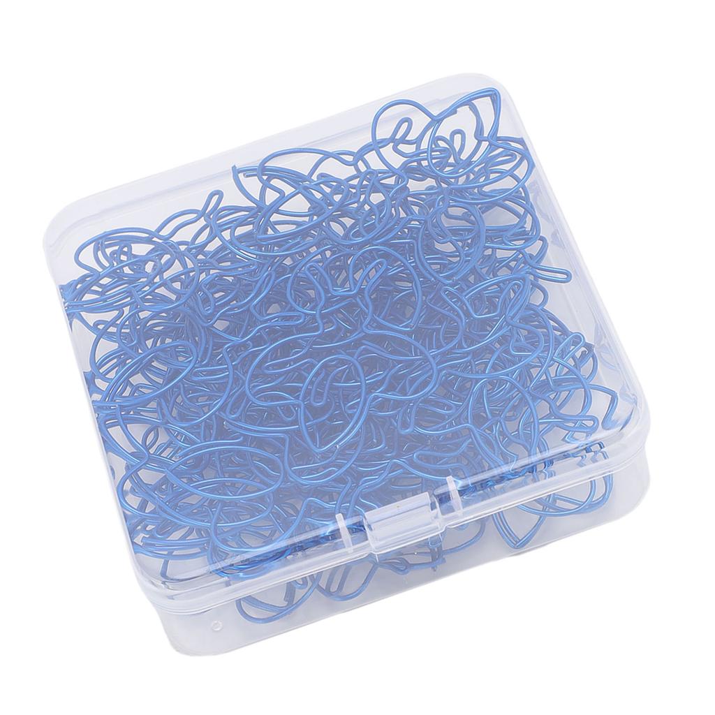 80Pcs Bee Shaped Paper Clips Iron Multifunctional Cute Paperclips for Scrapbooks Calendars Files