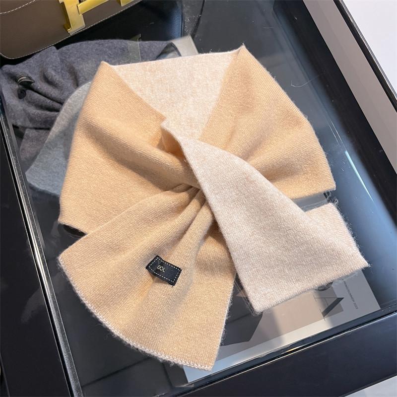 

Осенне-зимний унисекс шарф нежного однотонного цвета, шарф хаки