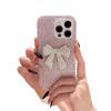 Elegant Diamond Bowknot Phone Case for 17 Promax, 15 Pro, and 12/11/16/15 Models