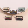 Music Cartoon Artistic Cassette Brooch Colorful Alloy Pin Unique Decoration Everyone For