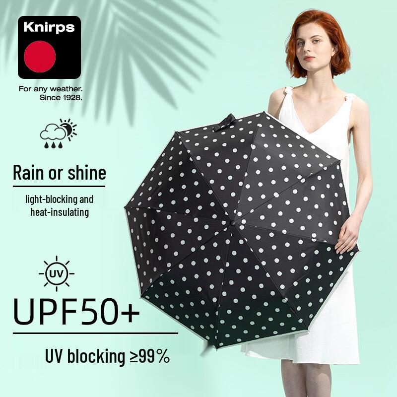 Knirps UV Protection Portable Sun & Rain Umbrella