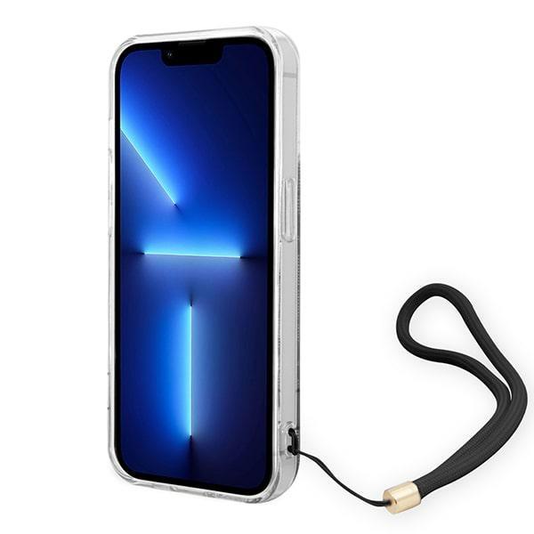 Guess Guohcp14Lh4Stk Iphone 14 Pro 6,1 Czarny/Black Hardcase 4G Print Strap