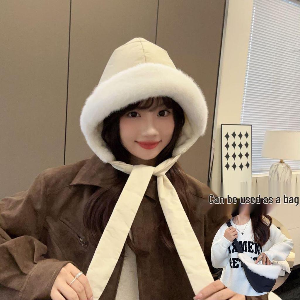 Women's Winter Plush Ushanka Hat with Ear Protection