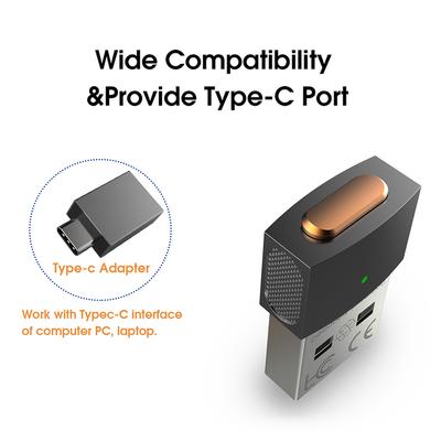 Mini Automatic Mouse Jiggler Undetectable USB Automatic Move Cursor Plug and Play Keeps Awake Indicator Light for Laptop