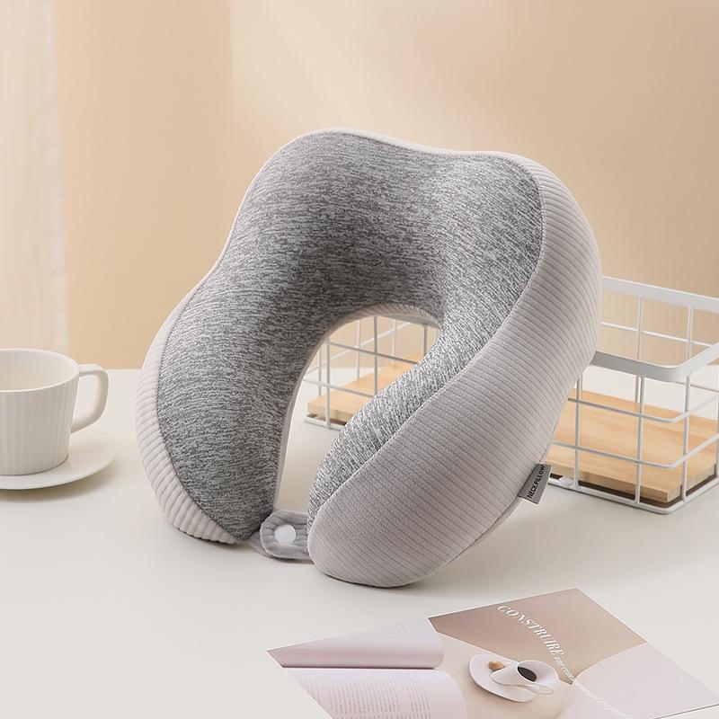 U-shaped pillow travel hump plane pillow memory cotton slow rebound nap pillow cervical spine pillow cationic strip pillow