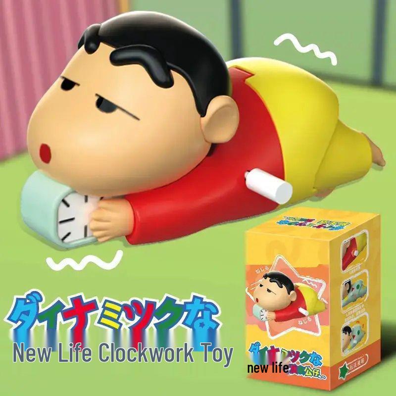 Dynamische Federkopf-Puppe Shin-chan: Bewegliche Figuren Serie Blind Box