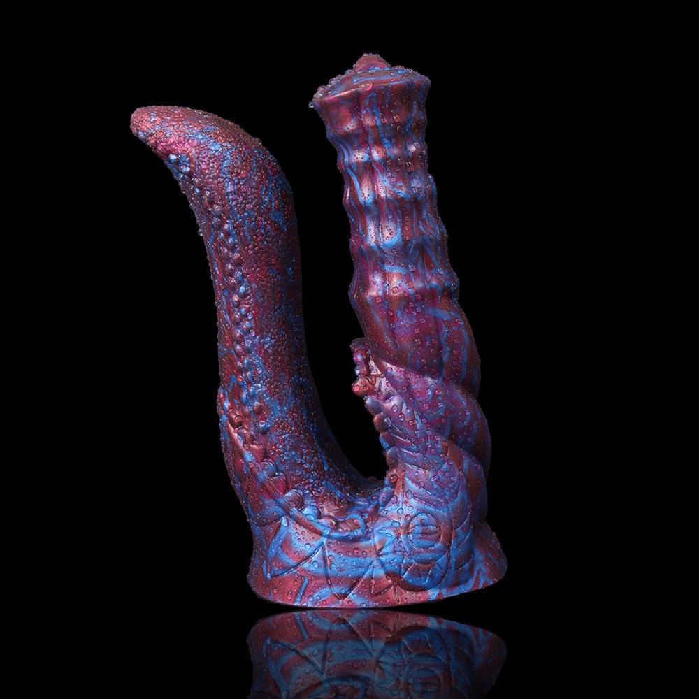 Large Double-headed Snake Dildo Posterior Anal Plug Anal Pussy Dual Purpose Dildo Male Female Toys Adult Erotic Sex Toys