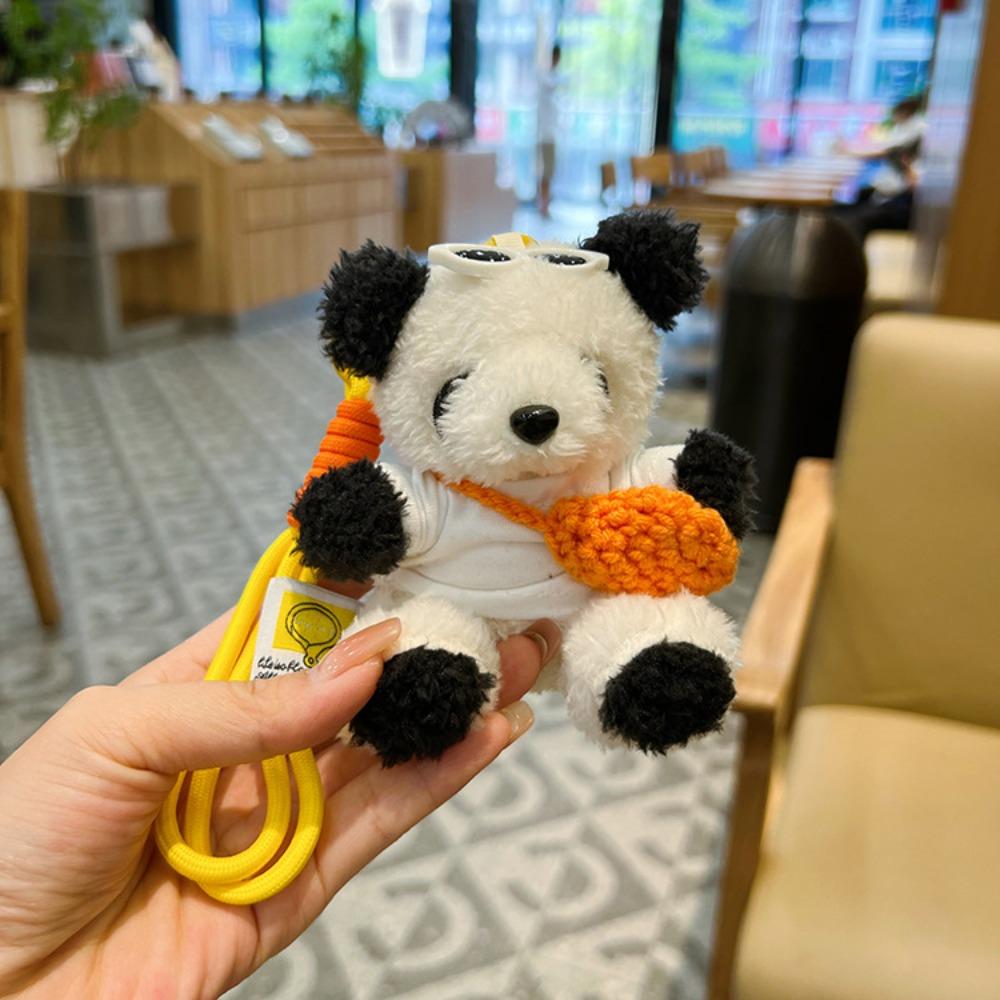 Cute Cartoon Plush Little Bear Pendant Soft Bag Charm Backpack Decorations