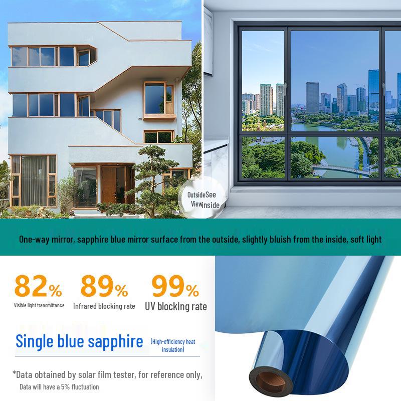 One-Way Vision Heat Insulation Sun Protection Glass Film