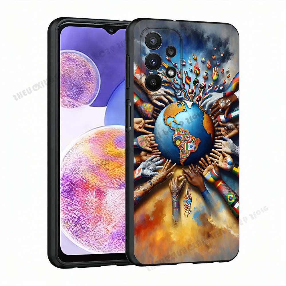 

World Earth Day Case For Samsung A21 31 51 53 71 20 22 30 32 42 50 10 11 4G 5G Cover Samsung A21